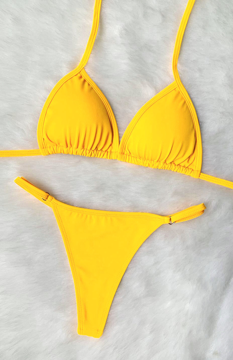 ★LOOPLOOP★ String Bikini Bottom Granny Sunflower Yellow 50 MUSINSA | LOOPLOOP String bikini bottom [Granny