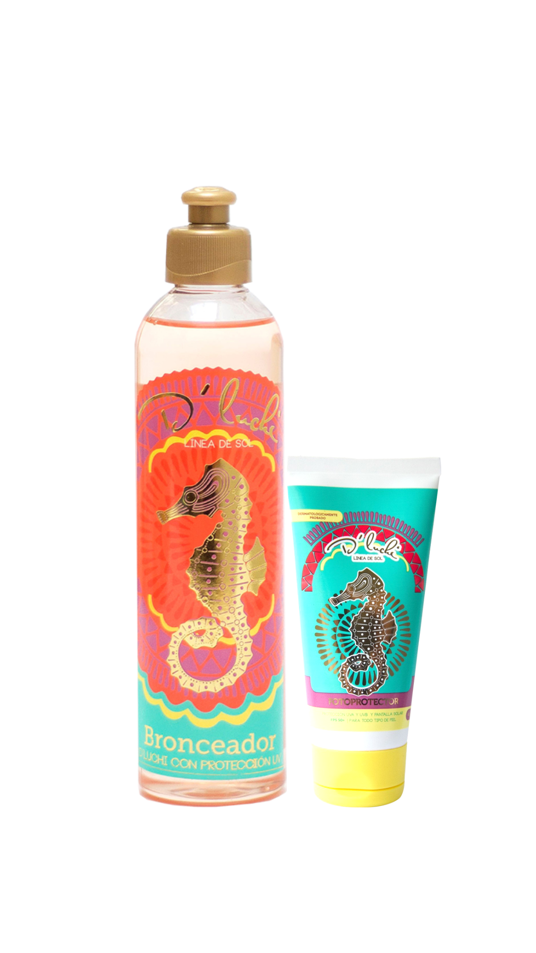 Bronceador Corporal para piel sensible y Protector Sola SPF 50