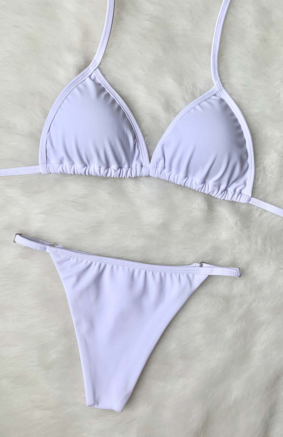 Bikini Tipo Tanga color Blanco