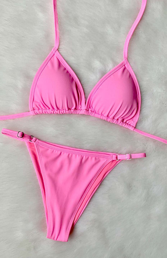 Bikini Tipo Tanga color rosa