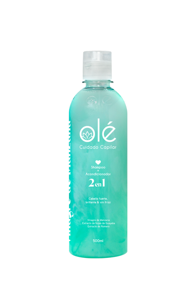 Shampoo 2 en 1 Vinagre de Manzana Olé Capilar - MercadoGlam