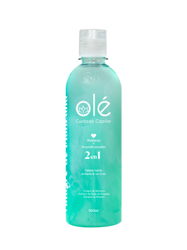 Shampoo 2 en 1 Vinagre de Manzana Olé Capilar