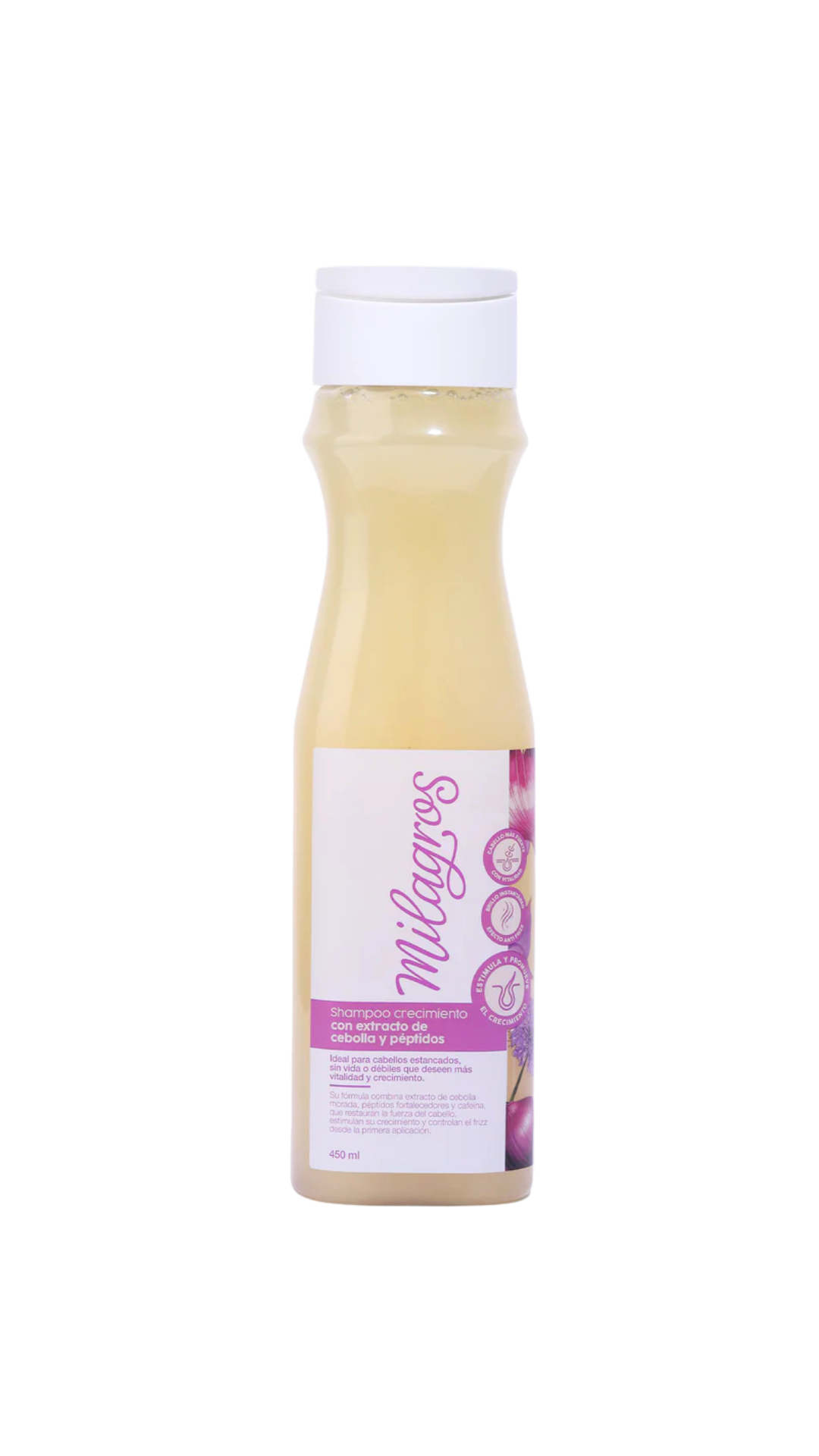 Shampoo Crecimiento Con Cebolla y Péptidos Milagros