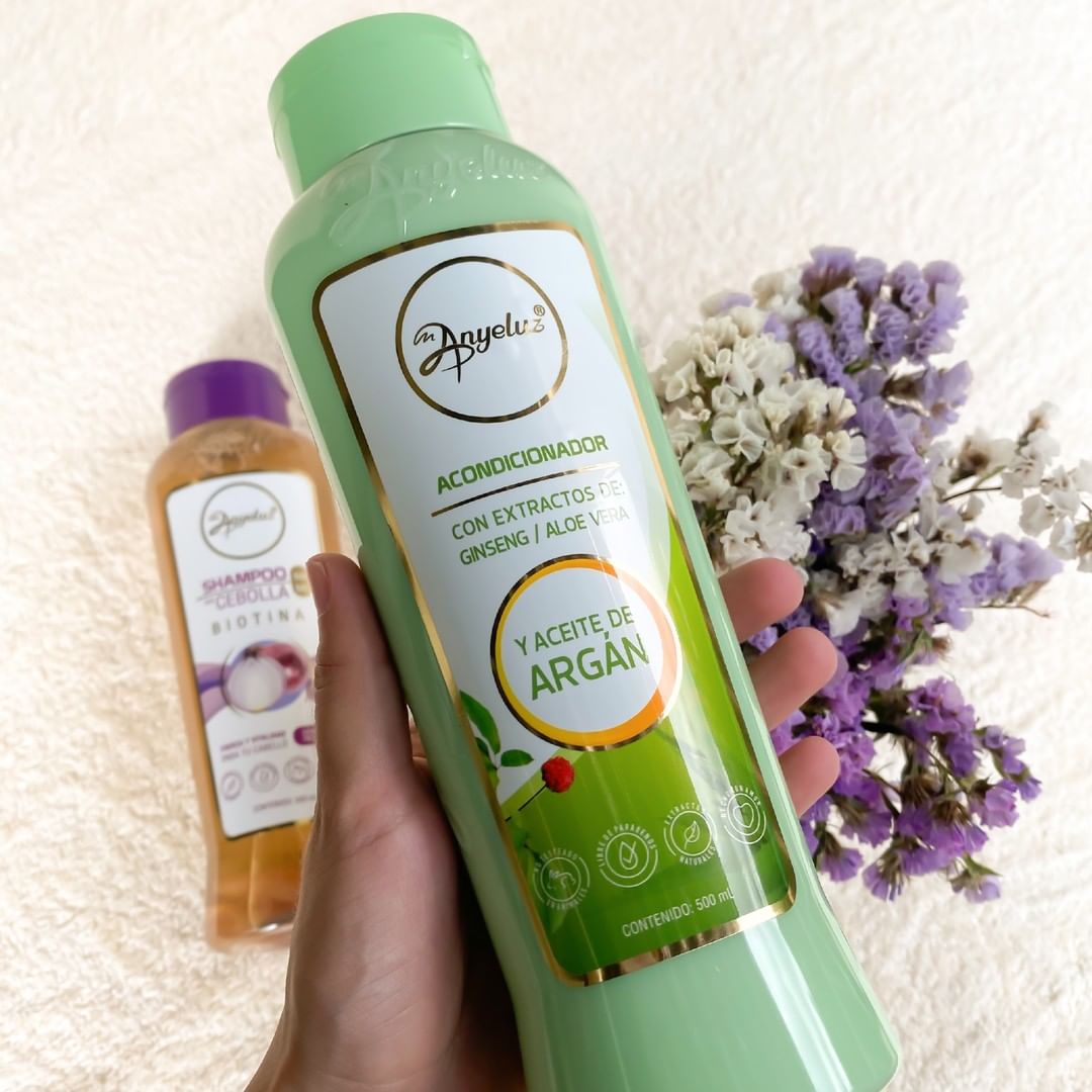 Acondicionador Argán y Aloe Anyeluz - MercadoGlam