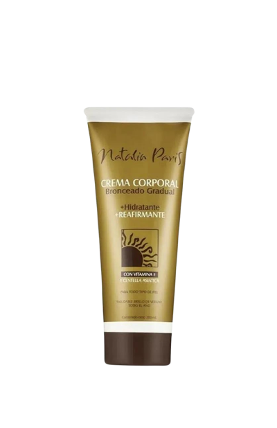 Crema Corporal Bronceado Gradual Natalia Paris - MercadoGlam